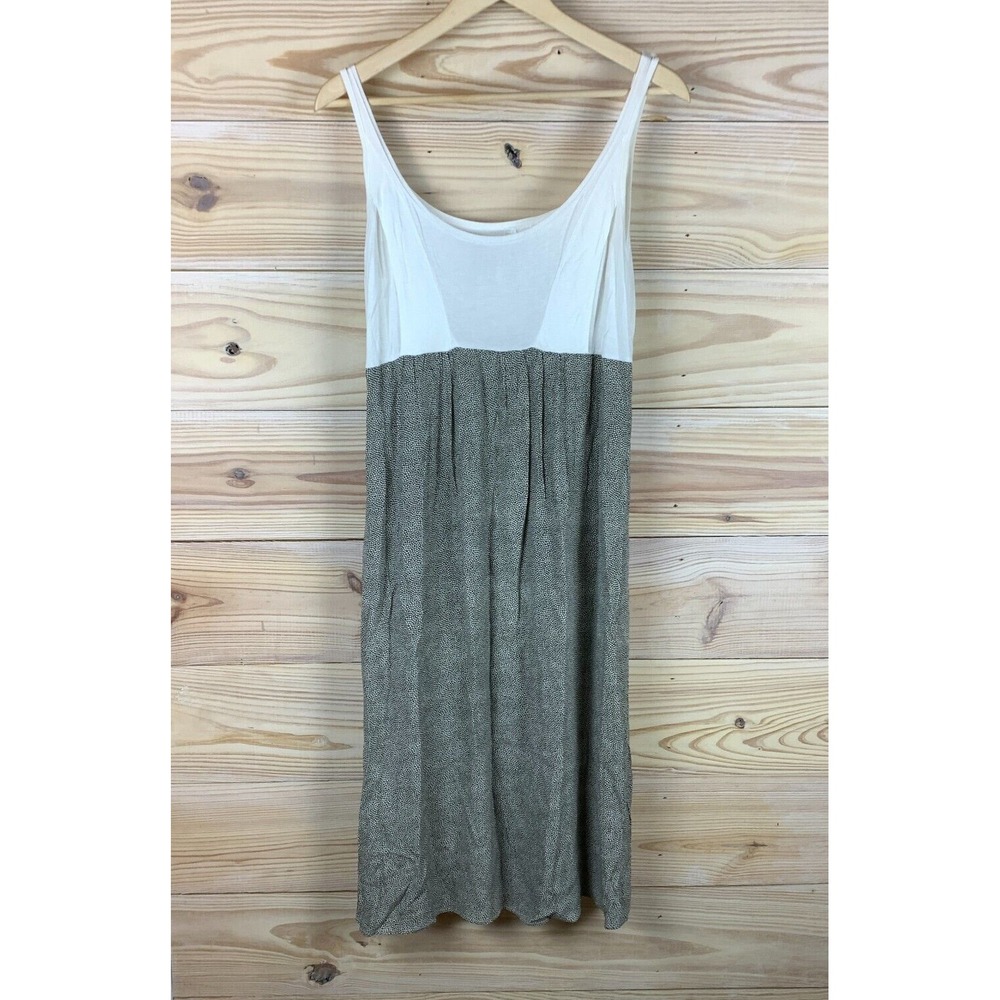 Seraphine Dress Women 4 Maternity Nursing Tank Midi Brown Polka Dot